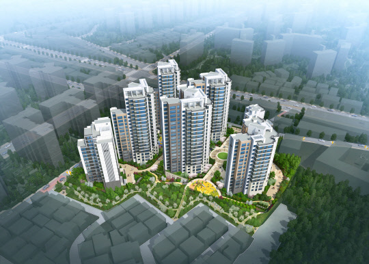 호반써밋 목동 조감도. <호반건설 제공>